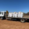 Biochar bulka bags on truck
